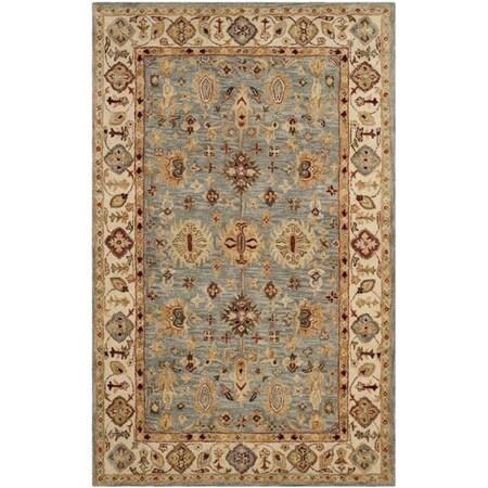Safavieh 8 ft. 3 in. x 11 ft. Large Rectangle Antiquity Hand Tufted RugBlue & Ivory AT847A-9